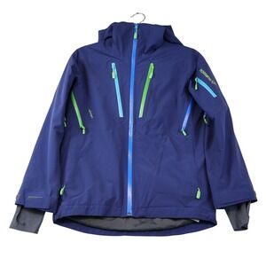 Norrona Youth 146 Lofoten Gore-Tex Primaloft Jacket Blue 8200-14 Ski Snowboard